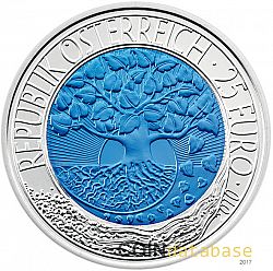 25 Euro 2010 Large Obverse coin