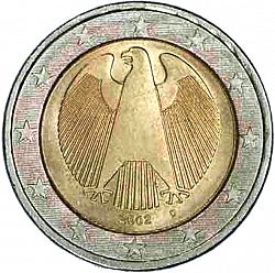 2 Euro 2002 Large Obverse coin