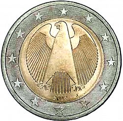 2 Euro 2002 Large Obverse coin