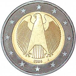 2 Euro 2004 Large Obverse coin