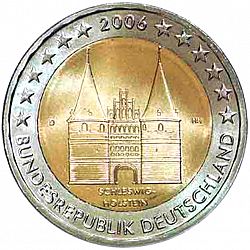 2 Euro 2006 Large Obverse coin