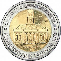 2 Euro 2009 Large Obverse coin