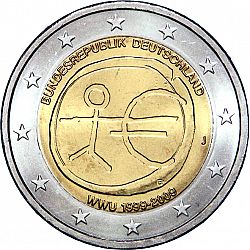 2 Euro 2009 Large Obverse coin