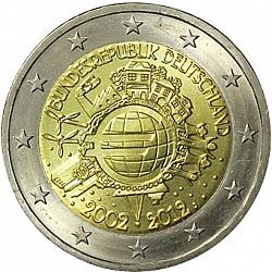 2 Euro 2012 Large Obverse coin