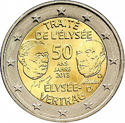 2 Euro 2013 Large Obverse coin