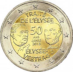 2 Euro 2013 Large Obverse coin