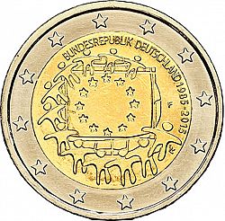 2 Euro 2015 Large Obverse coin