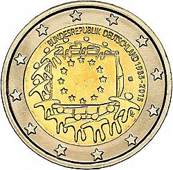 2 Euro 2015 Large Obverse coin