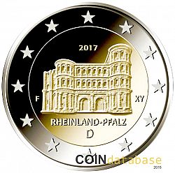 2 Euro 2017 Large Obverse coin