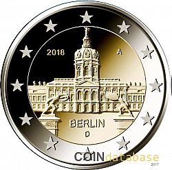 2 Euro 2018 Large Obverse coin