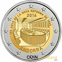 2 Euro 2016 Large Obverse coin