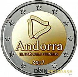 2 Euro 2017 Large Obverse coin