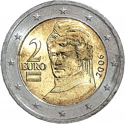 2 Euro 2006 Large Obverse coin