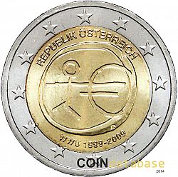 2 Euro 2009 Large Obverse coin