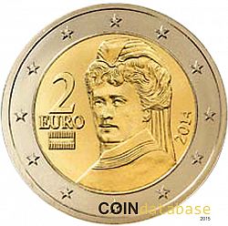 2 Euro 2014 Large Obverse coin