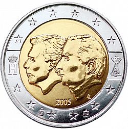 2 Euro 2005 Large Obverse coin