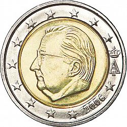 2 Euro 2006 Large Obverse coin