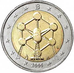 2 Euro 2006 Large Obverse coin