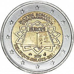 2 Euro 2007 Large Obverse coin