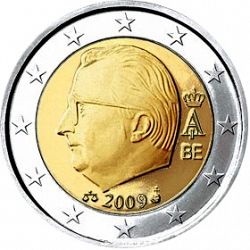 2 Euro 2009 Large Obverse coin