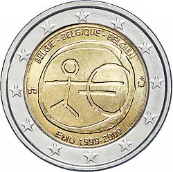 2 Euro 2009 Large Obverse coin