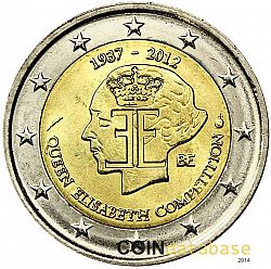 2 Euro 2012 Large Obverse coin