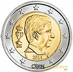 2 Euro 2014 Large Obverse coin