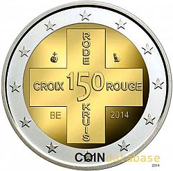 2 Euro 2014 Large Obverse coin