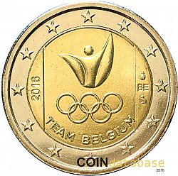 2 Euro 2016 Large Obverse coin
