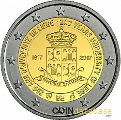 2 Euro 2017 Large Obverse coin