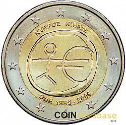 2 Euro 2009 Large Obverse coin