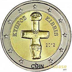 2 Euro 2012 Large Obverse coin