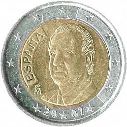 2 Euro 2007 Large Obverse coin