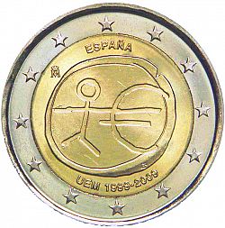 2 Euro 2009 Large Obverse coin