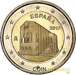 2 Euro 2017 Large Obverse coin