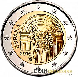 2 Euro 2018 Large Obverse coin