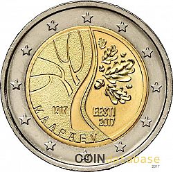 2 Euro 2017 Large Obverse coin