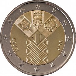 2 Euro 2018 Large Obverse coin