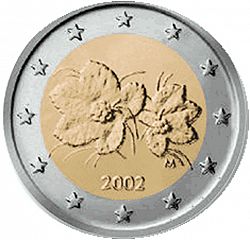 2 Euro 2002 Large Obverse coin