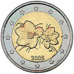 2 Euro 2005 Large Obverse coin