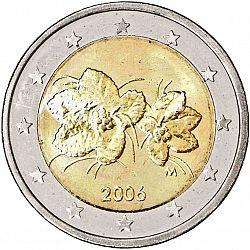 2 Euro 2006 Large Obverse coin