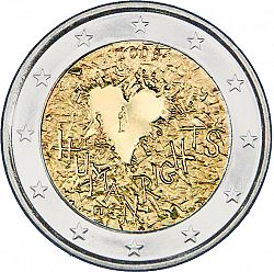 2 Euro 2008 Large Obverse coin