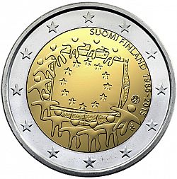 2 Euro 2015 Large Obverse coin