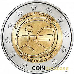 2 Euro 2009 Large Obverse coin