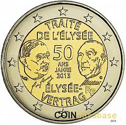 2 Euro 2013 Large Obverse coin