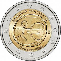 2 Euro 2009 Large Obverse coin