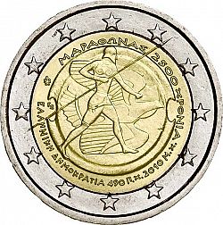 2 Euro 2010 Large Obverse coin