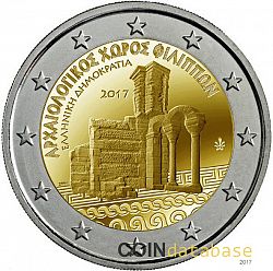 2 Euro 2017 Large Obverse coin