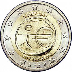 2 Euro 2009 Large Obverse coin