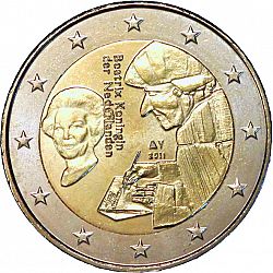 2 Euro 2011 Large Obverse coin